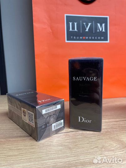 Оригинальный тестер ОАЭ Dior sauvage 42мл