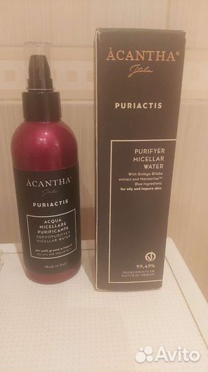 Мицилярная вода Acantha Puriactis