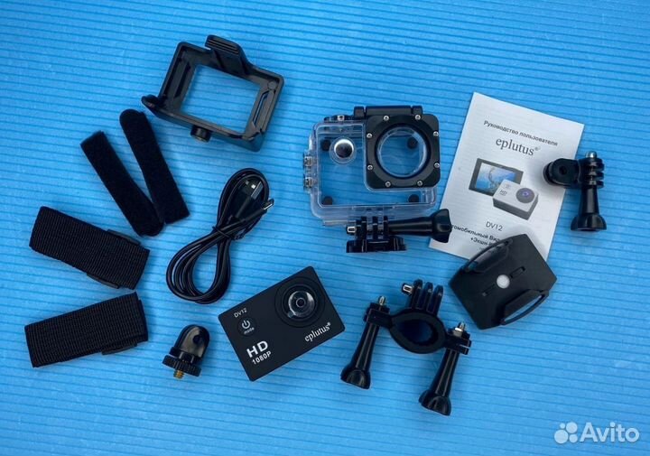 Экшен камера Eplutus 16мп Wi-fi Для воды и суши