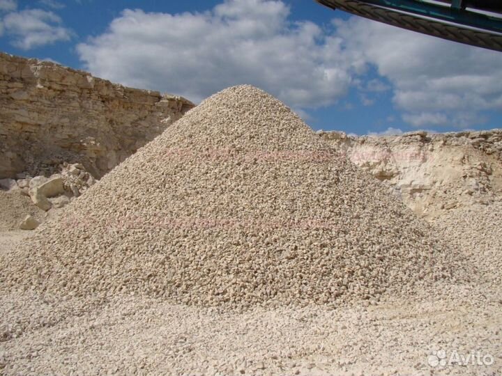 Щебень газон