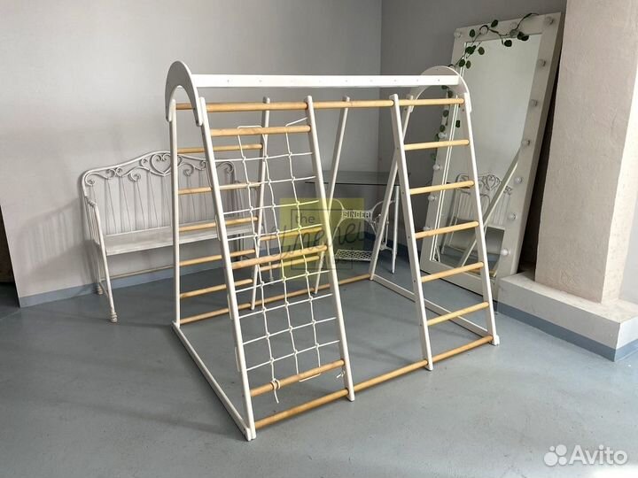 Детский деревянный спортивный комплекс