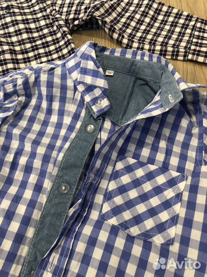 Рубашка H&M, Sfera, Bogi 98-104-110