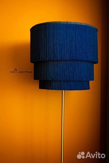 Торшер Богема светильник с бахромой