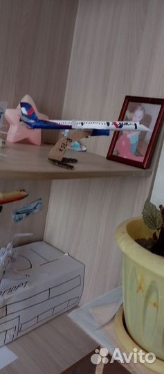 Модель Боинг 757 из бумаги