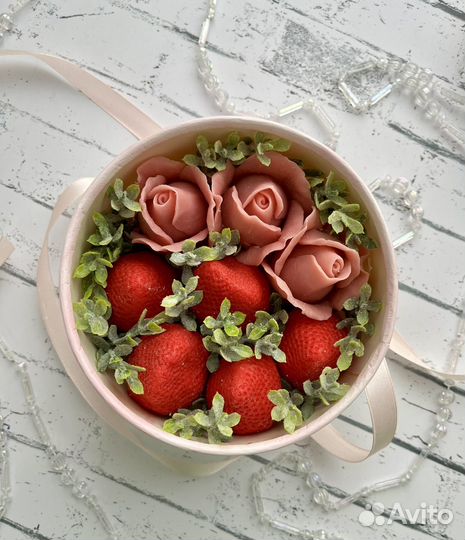 Мыло ручной работы цветы