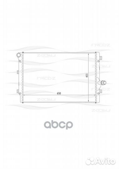 Радиатор VAG A3/passat/octavia/golf 5 03- 2.0TD