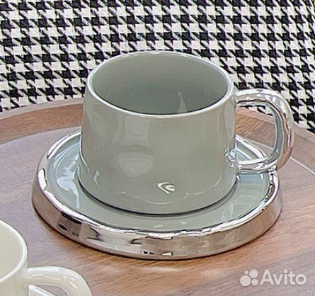 Чашка с блюдцем