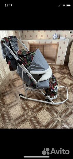 Коляска санки