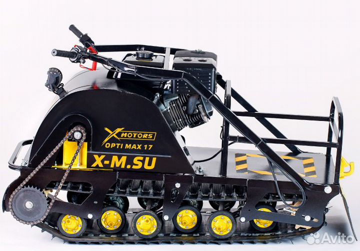 Мотобуксировщик X-motors opti MAX 19 c реверсом и