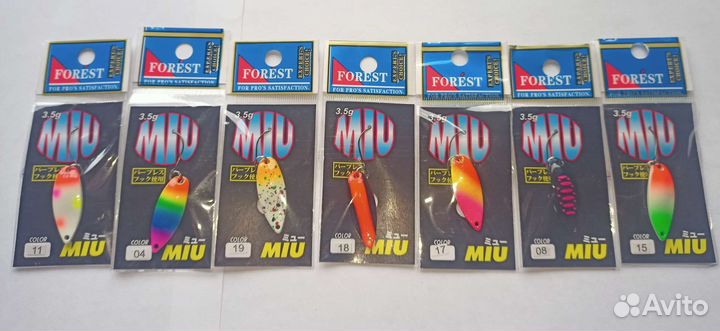 Набор форелевых блёсен Forest Miu 3.5гр 20 шт