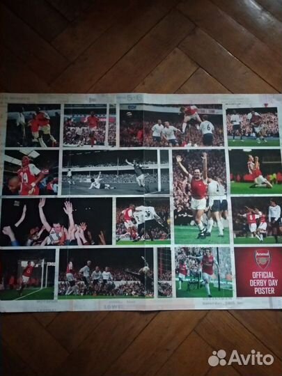 Постер лондонского дерби Арсенал-Тоттэнхэм,Жиру