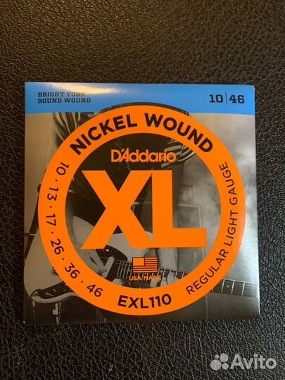 Струны для электрогитары D'Addario Оригинал