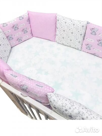 Бортики на кроватку