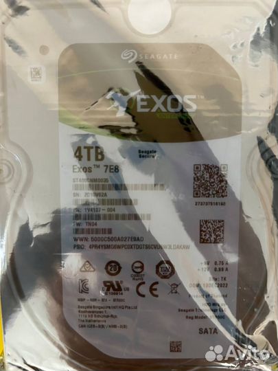 Seagate Enterprise 4 тб 3,5 