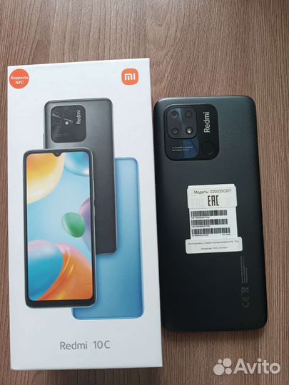Xiaomi Redmi 10C, 4/128 ГБ