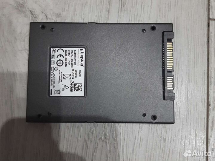 Ssd kingston 240 гб