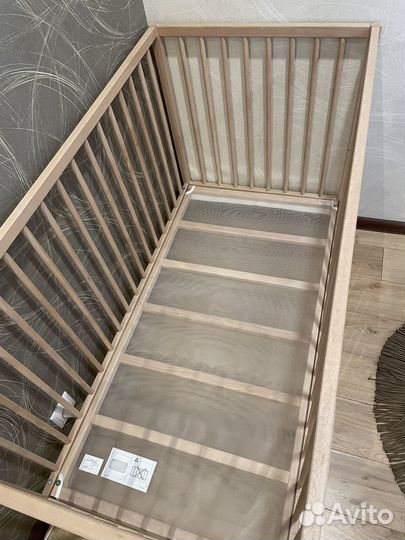 Детская кровать IKEA с матрасом