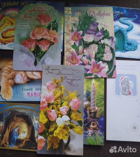 Открытки- 21шт 1990-2000г
