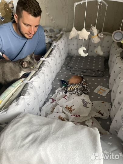 Бортики на кроватку