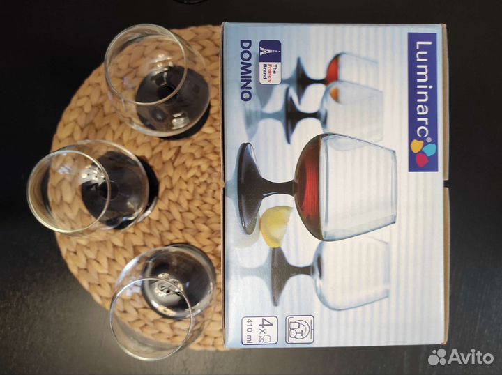 Набор бокалов Luminarc для коньяка Домино 4 шт