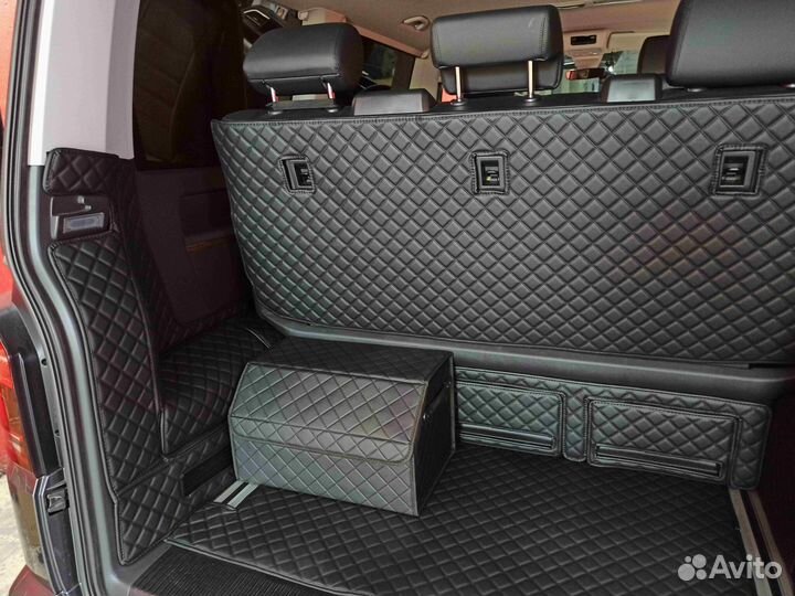 3Д (3D) коврики из экокожи volkswagen multivan