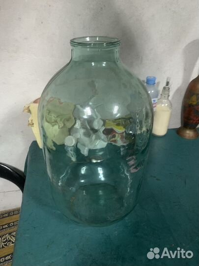 Бутыль 10 литров стекло