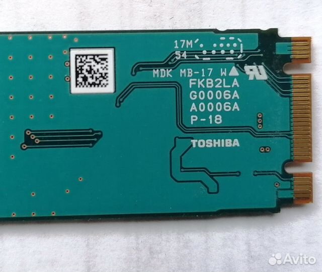 SSD M.2 256Gb toshiba NVMe