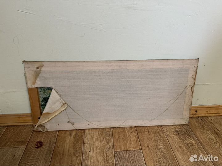 Картина вышитая гладью под реставрацию