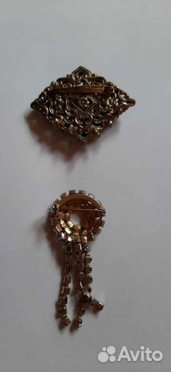 Сувенир, СССР, Винтаж,Брошь чешская