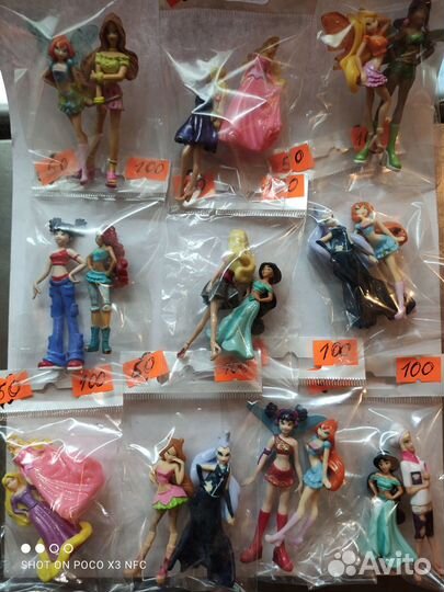 Киндеры,Мультяшные фигурки