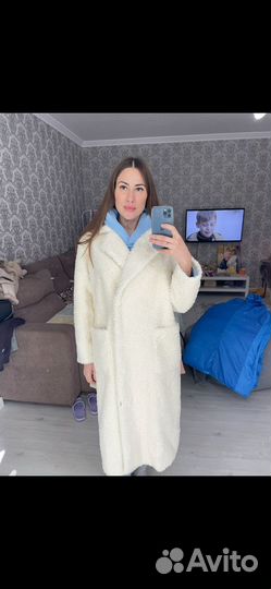 Белая шуба тедди