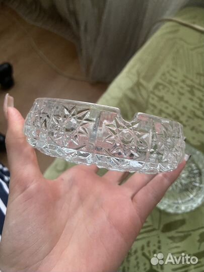 Хрустальная пепельница