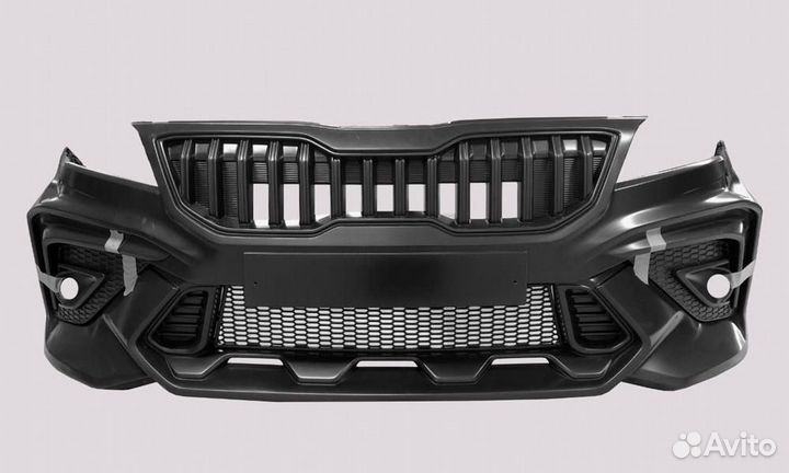 Бампер передний Юрол rotor NEW на Киа Рио