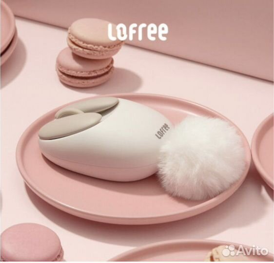 Мышь беспроводная Lofree Petal, светло-розовый