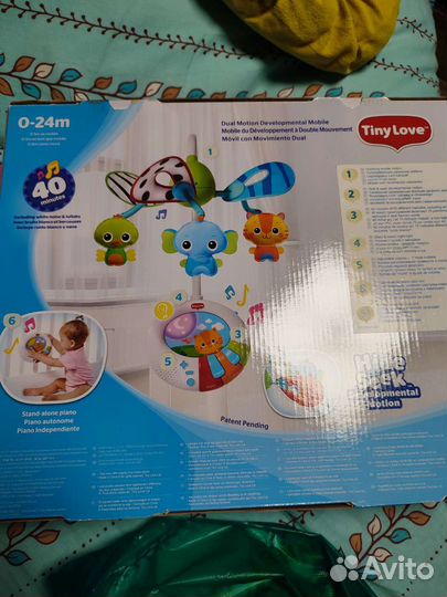 Мобиль на кроватку tiny love 2в1
