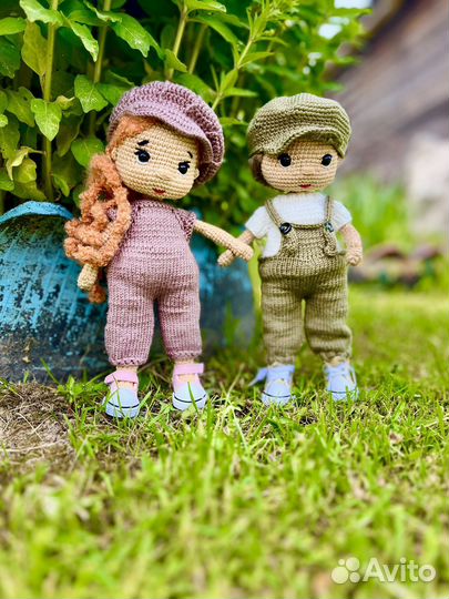 Вязанные куклы ручной работы