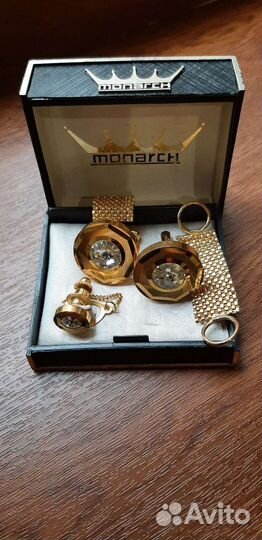 Запонки Monarch (Gold Plated) СССР оригинал