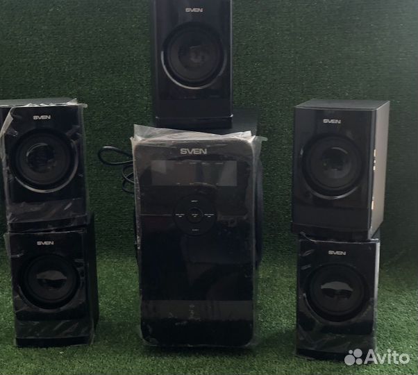 Акустическая система 5 1 колонки sven ht-200