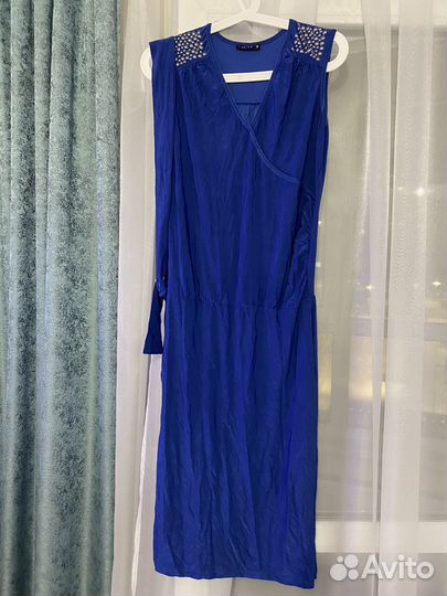 Платье праздничное синее 44 размер