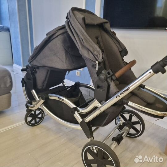 Коляска 2 в 1 для близнецов/двойняшек/погодок