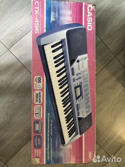 Синтезатор Casio CTK 496