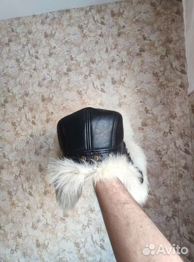 Шапка мужская, песец