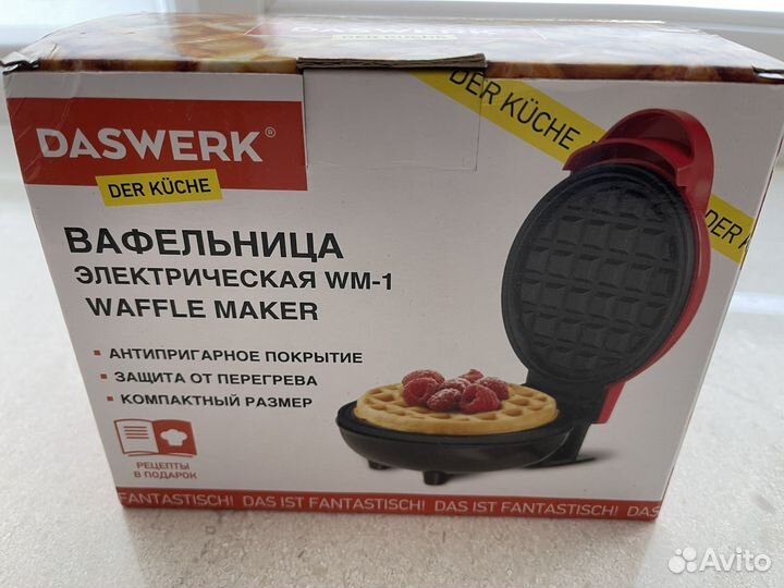 Вафельница новая