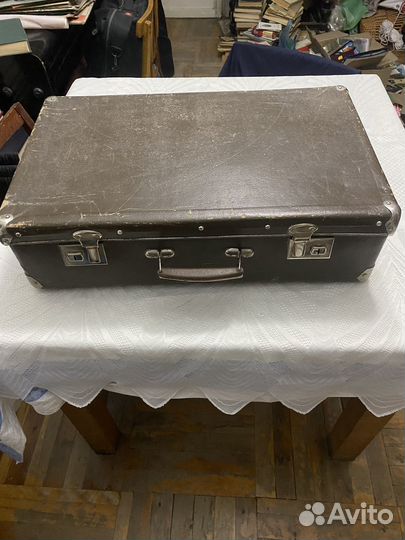 Элегантный чемодан, 61х36х17 см, винтаж СССР