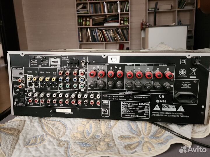 Av ресивер denon avr 1508