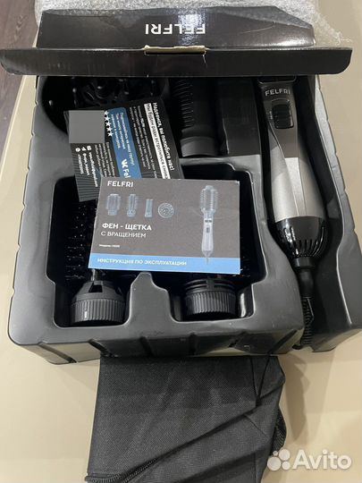 Фен щетка вращающаяся