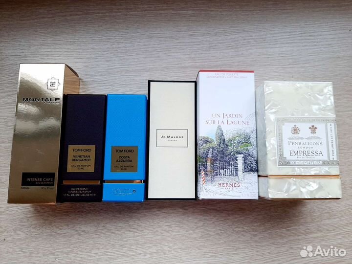 Коробка от парфюма Hermes, Montale, Jo Malone