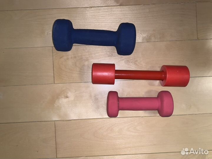 Гантели 1-2кг