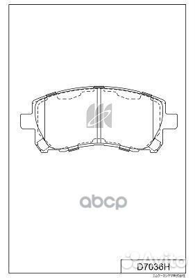 Колодки тормозные дисковые + противоскрипные пл