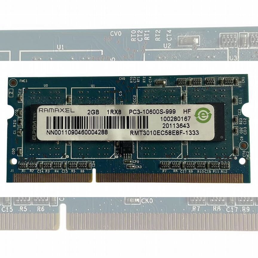 [RMT3010EC58E8F-1333] Оперативная Память Ramaxel 2gb Rmt3010ec58e8f-1333
